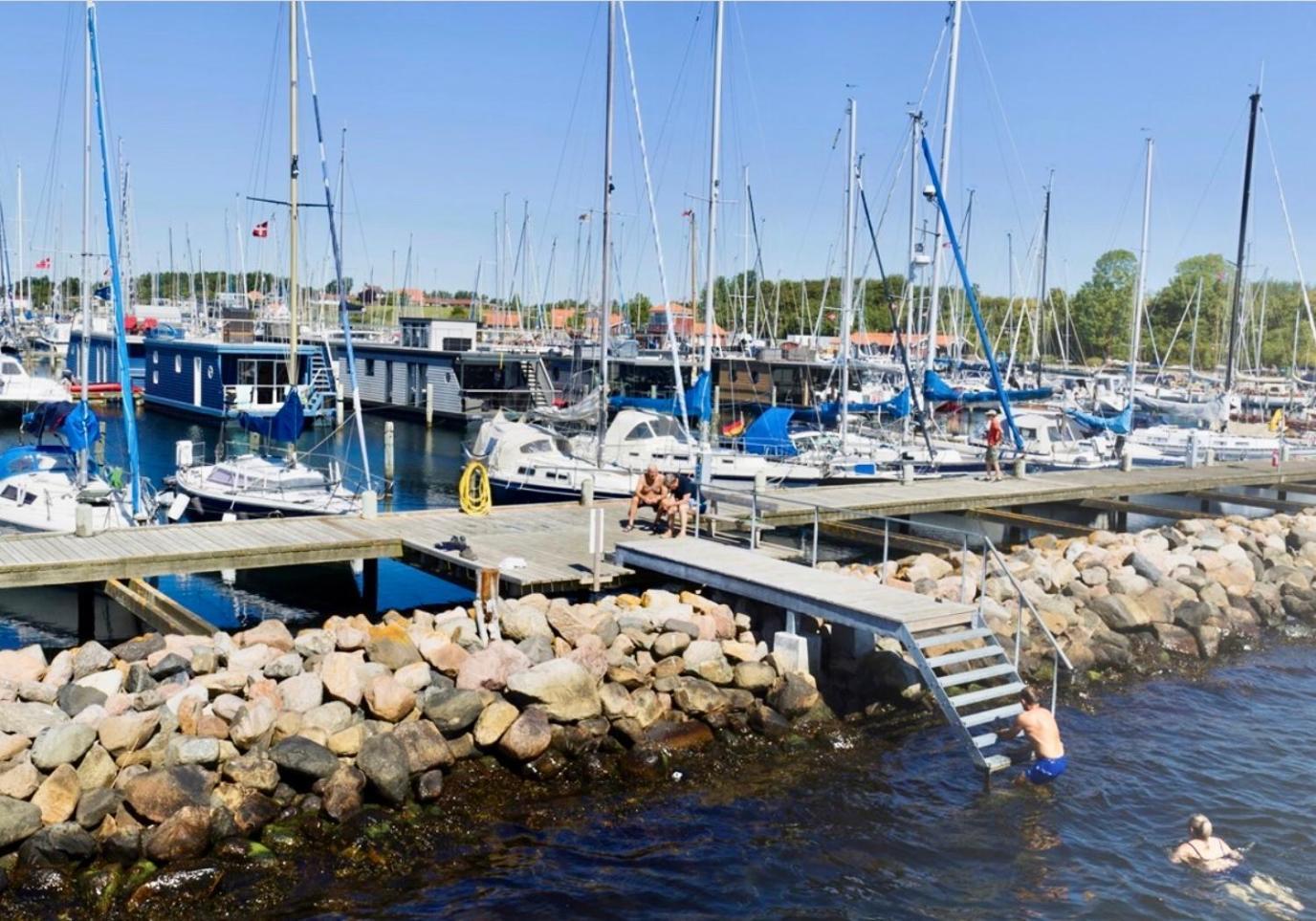 Готель Hausboot-Lafe Flensburger Foerde Egernsund Екстер'єр фото